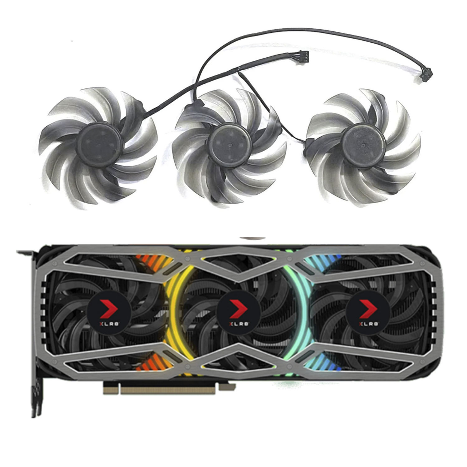 Rtx 3090 24Gb Graphics Card - 82 มม. FD8015U12D สำหรับ PNY RTX